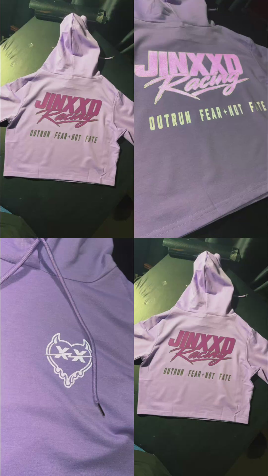 JINXXD Reflective Hoodie — “JINXXD Racing ” Edition