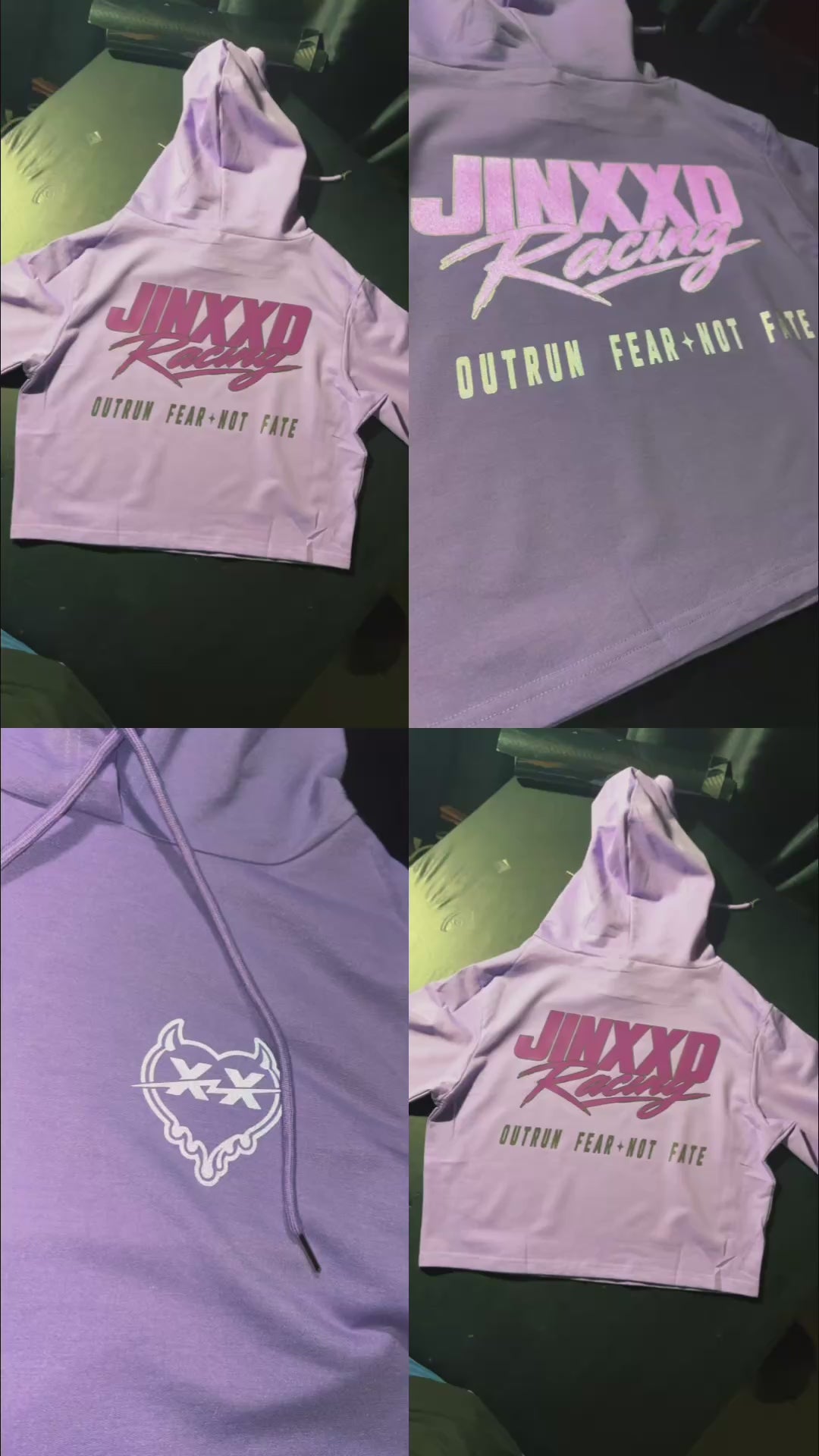 JINXXD Reflective Hoodie — “JINXXD Racing ” Edition